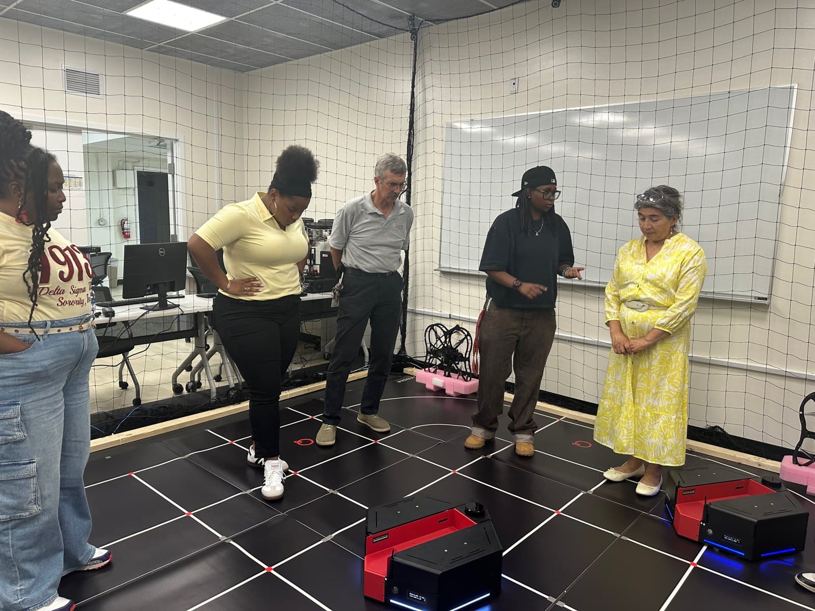 RAOP 2026 educators observing mobile robotics